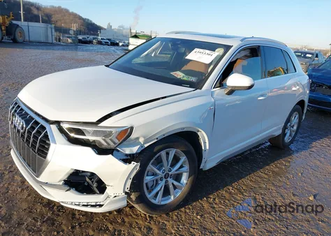 2025 Audi Q3 Premium 45 Tfsi S Line Quattro Tiptronic z USA, uszkodzony, nr VIN WA1EECF34S1065774